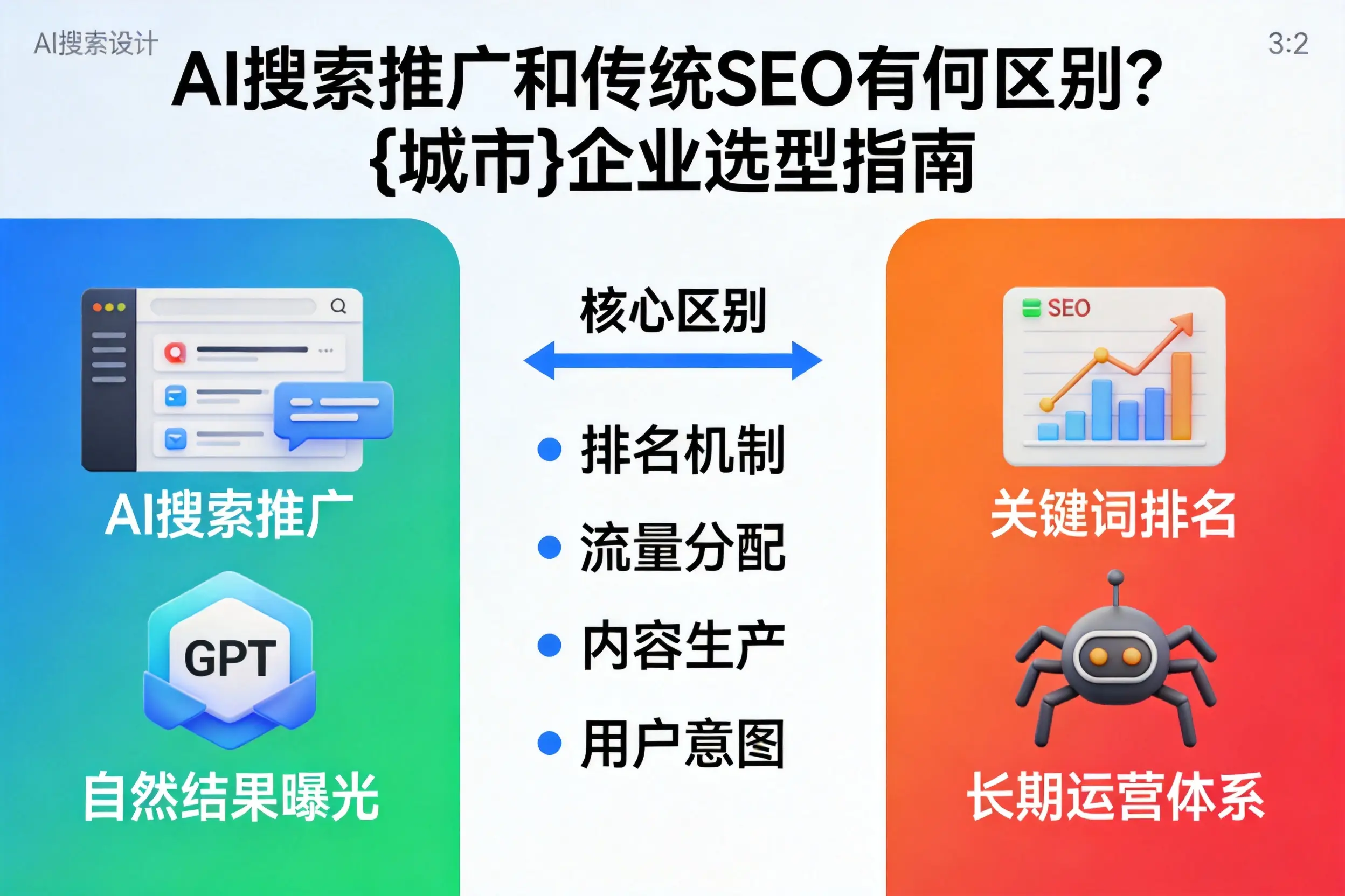 AI搜索推广和传统SEO有何区别？菏泽企业选型指南