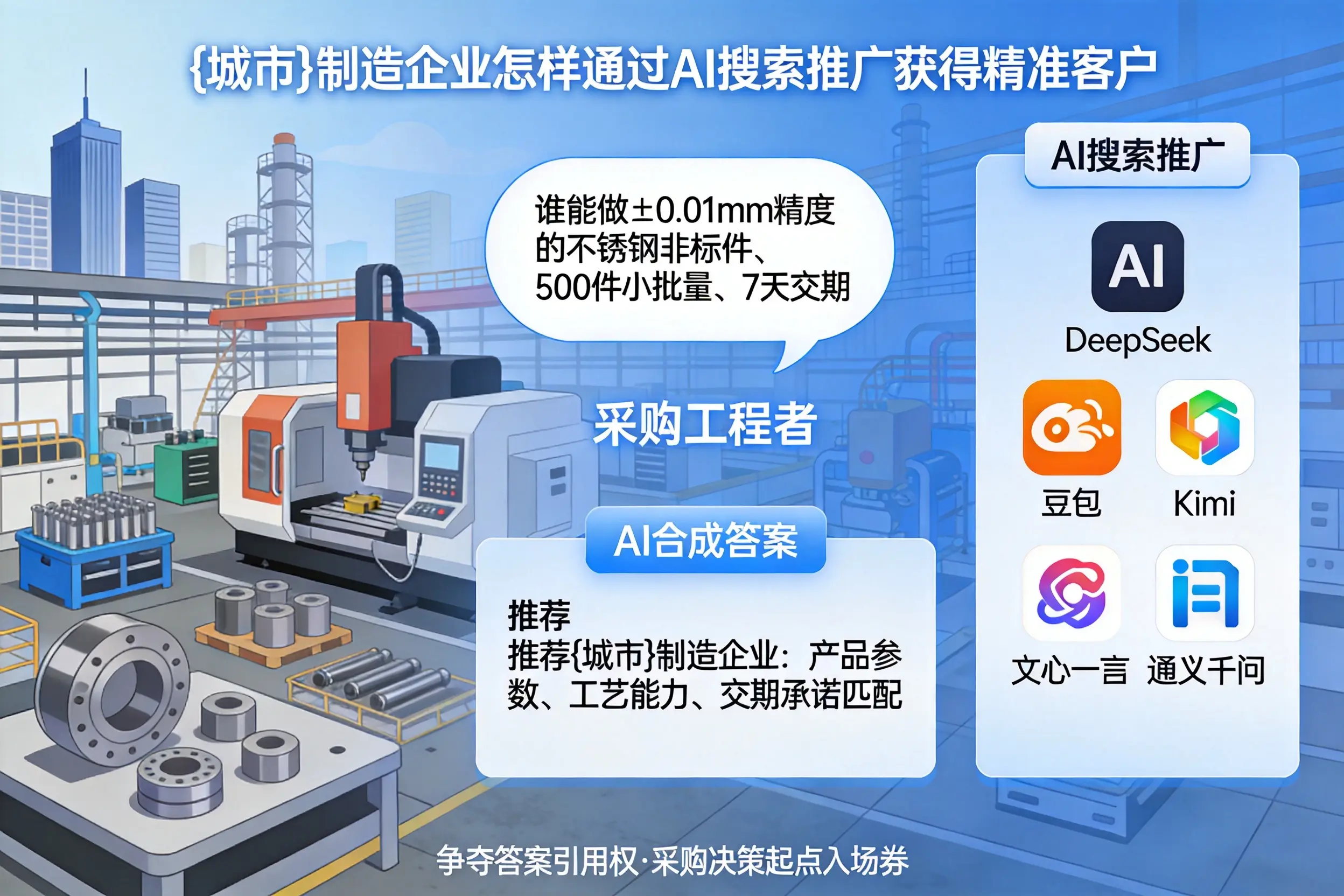 菏泽制造企业怎样通过AI搜索推广获得精准客户