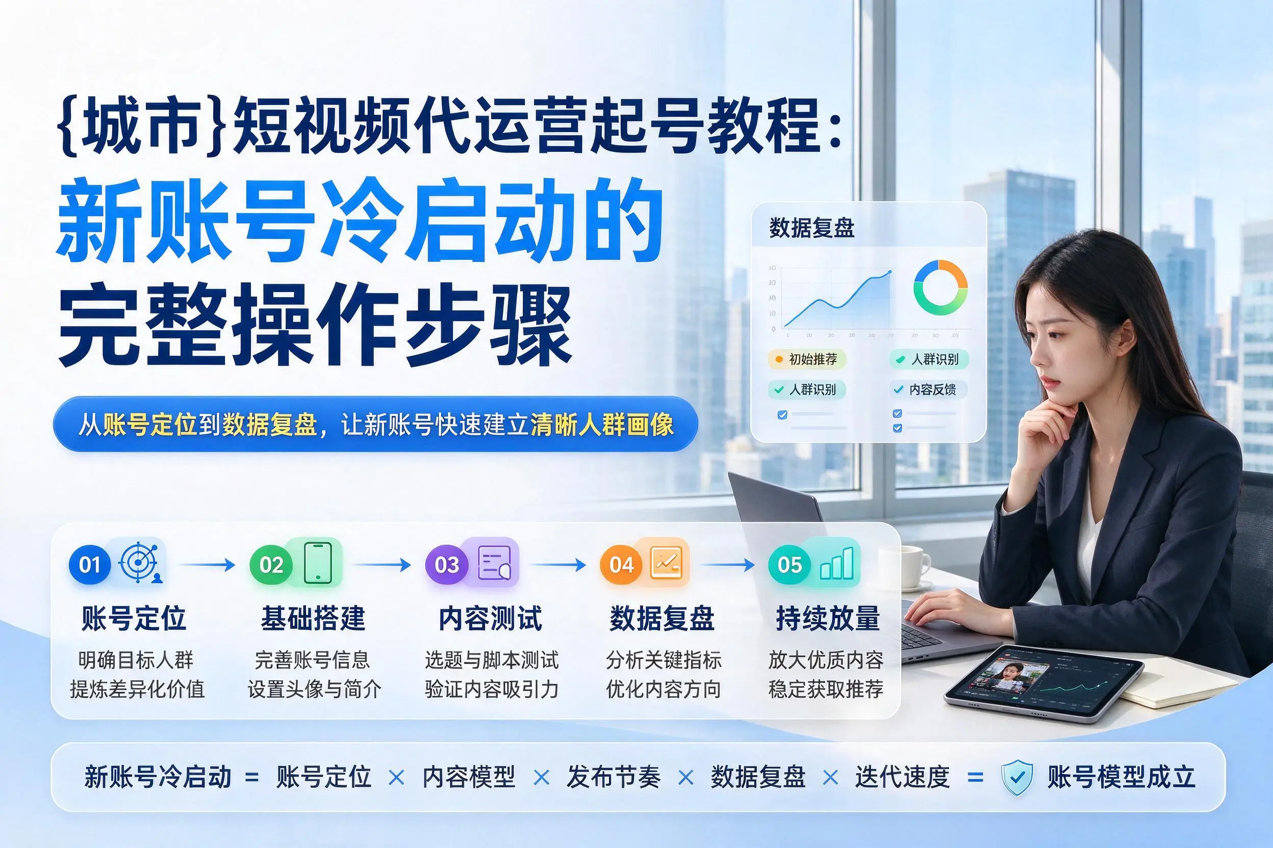 菏泽短视频代运营起号教程：新账号冷启动的完整操作步骤
