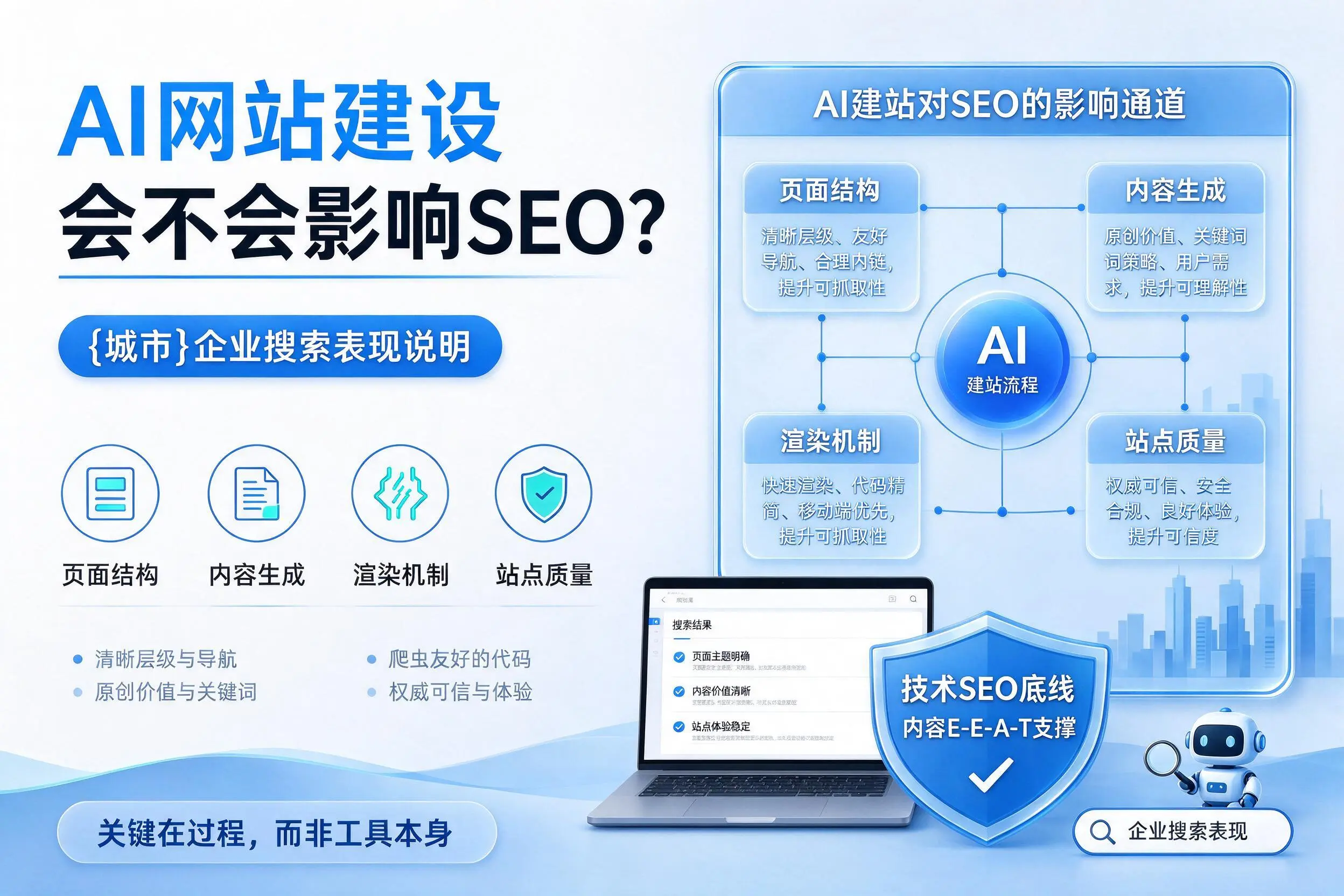 AI网站建设会不会影响SEO？菏泽企业搜索表现说明