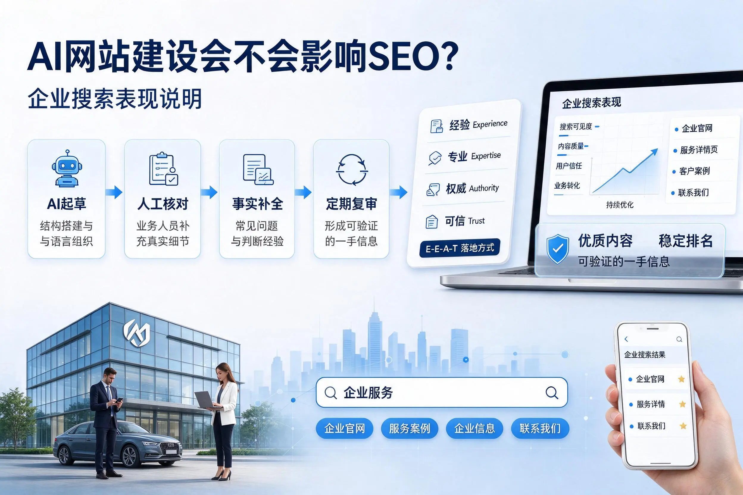 AI网站建设会不会影响SEO？菏泽企业搜索表现说明
