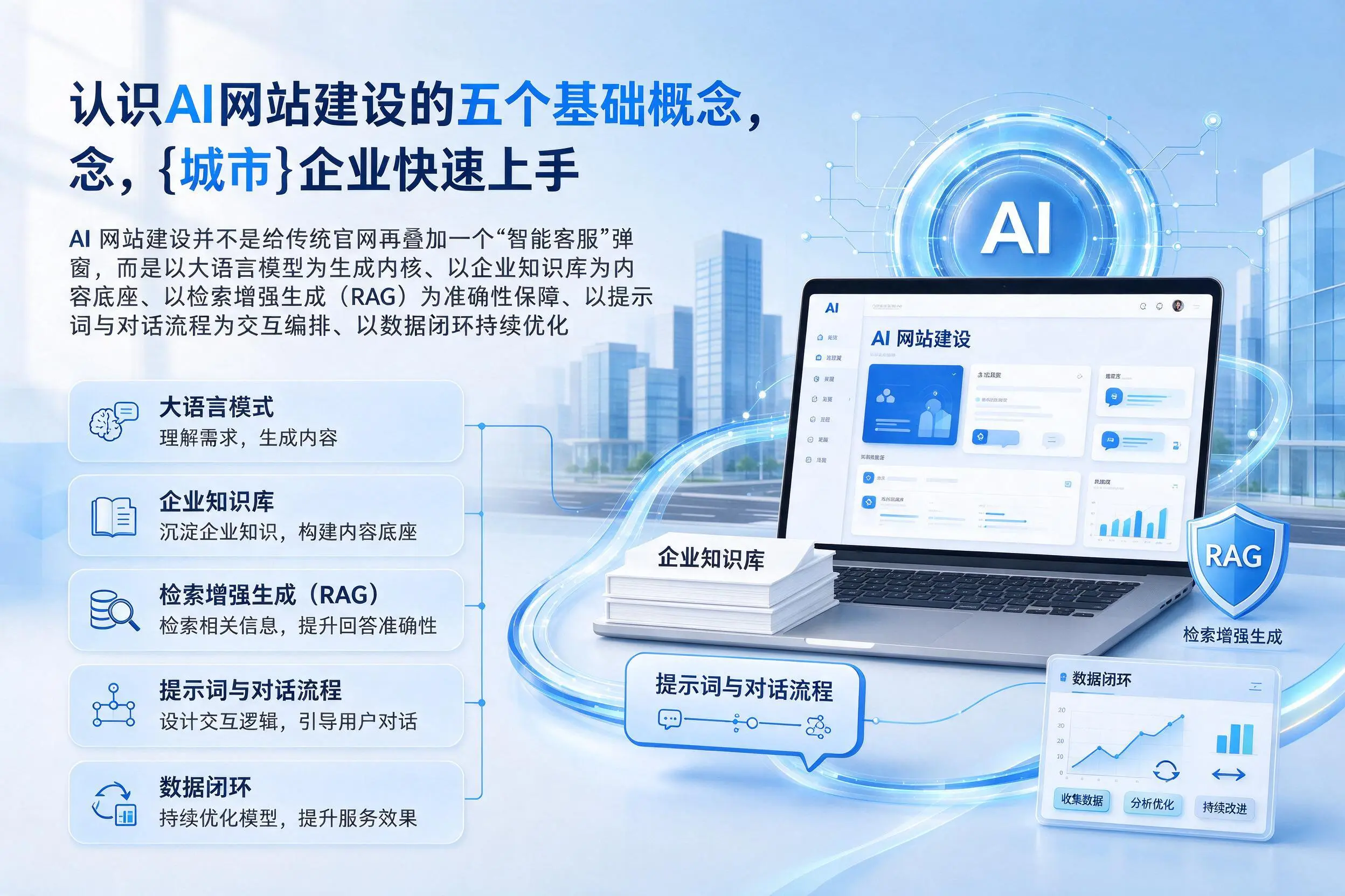 认识AI网站建设的五个基础概念，菏泽企业快速上手