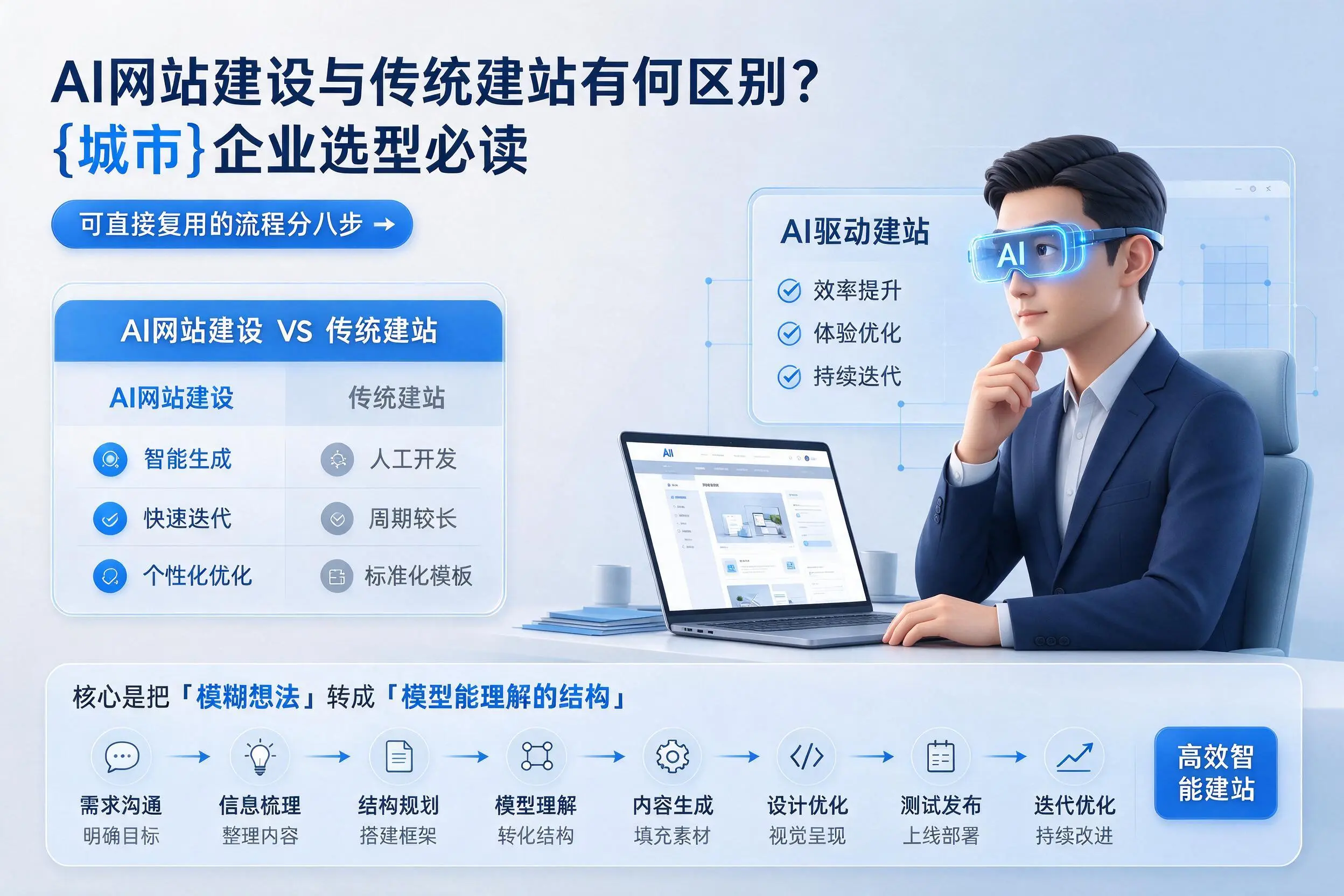 AI网站建设与传统建站有何区别？菏泽企业选型必读