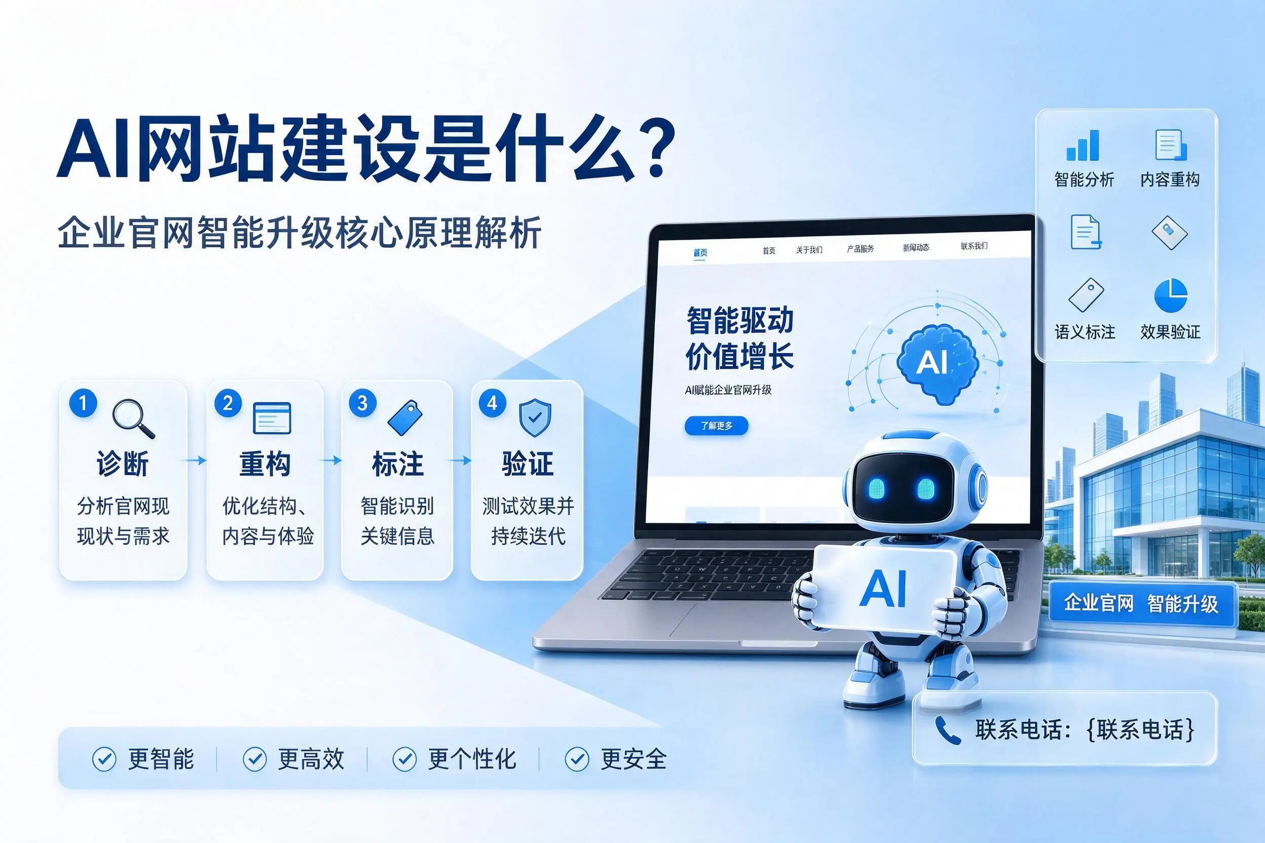 AI网站建设是什么?菏泽企业官网智能升级核心原理解析